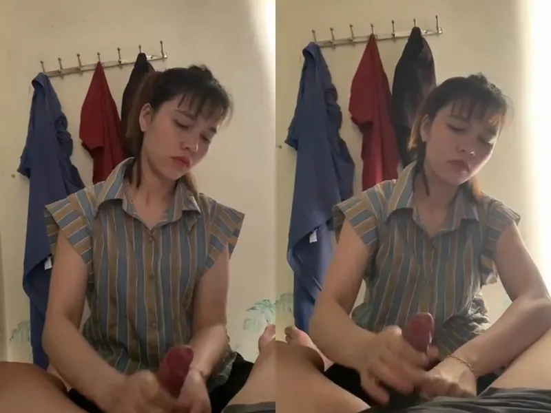 Anh trai đi vắng, ép bồn chứa tinh của anh trai sục cu xuất tinh